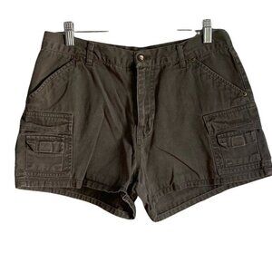 LIGO Womens Cotton Green Shorts Size 9 /10